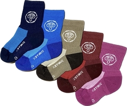 Ponožky pro děti s volným lemem a froté v chodidle, s obsahem merina 70 % – SURTEX