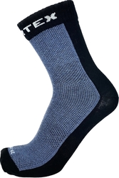 Tenké dvoubarevné ponožky s obsahem merina 75 % – SURTEX